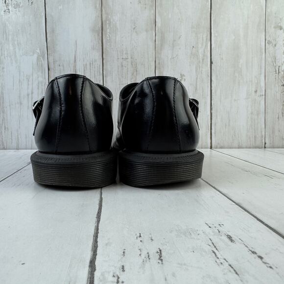 Dr. Martens Polished Smooth Black Pandora Double Monk Strap Shoe Size US 6 EU 37 - Picture 9 of 16